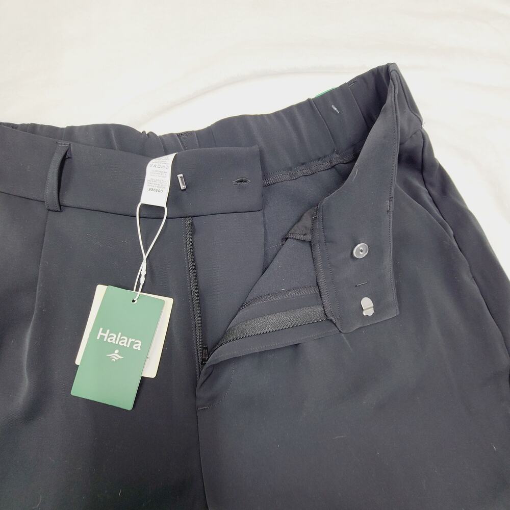 Halara Flex™ High Waisted Pocket Solid Work Tapered Pants NWT Black Size Large - Picture 5 of 13